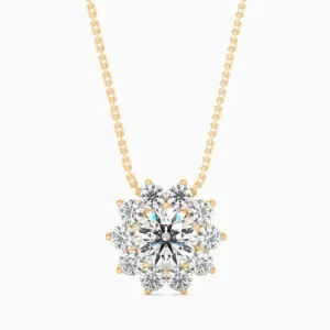 Blooming Solitaire Pendant