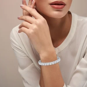 Round Solitaire Tennis Bracelet