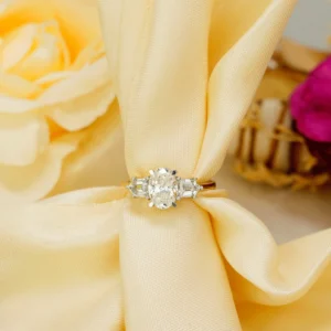 Oval & Bullets Ring