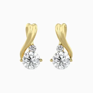 Solitaire Diamonds Earrings