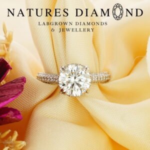 3.21ct Pave Ring