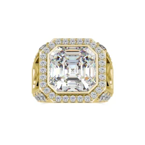 Asscher Solitaire Ring