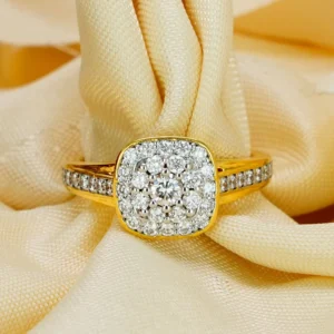 Cluster Diamonds Ring