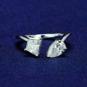 2-Stone Solitaire Ring